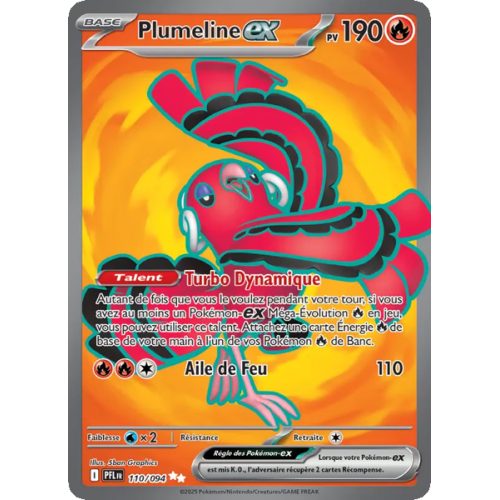 Plumeline-ex - 110/94 - Ultra Rare - Flammes Fantasmagoriques