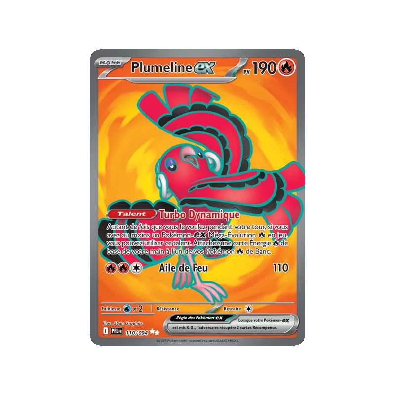 Plumeline-ex - 110/94 - Ultra Rare - Flammes Fantasmagoriques