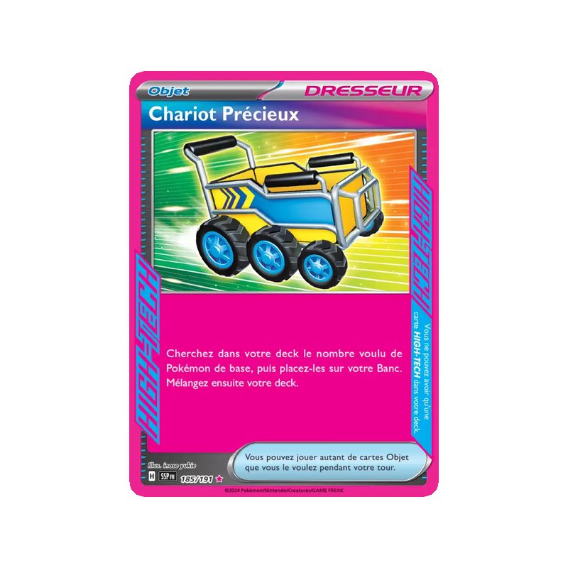Chariot Précieux - 185/191 - HIGH-TECG rare - Étincelles Déferlantes