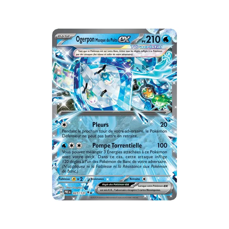 Ogerpon Masque du Puits-ex - 027/131 - EX - Évolutions Prismatiques