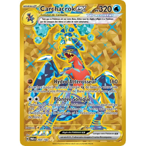 Carchacrok-ex - 260/182 - Hyper rare - Faille Paradoxe