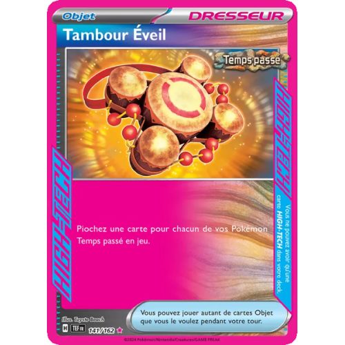 Tambour Éveil - 141/162 - HIGH-TECG rare - Forces Temporelles
