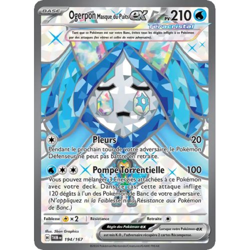 Ogerpon Masque du Puits-ex - 194/167 - Ultra Rare - Mascarade Crépusculaire