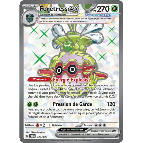 Foretress-ex - 230/193 - Ultra Rare - Évolutions à Paldea