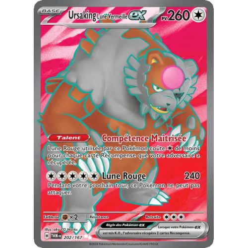 Ursaking Lune Vermeille-ex - 202/167 - Ultra Rare - Mascarade Crépusculaire