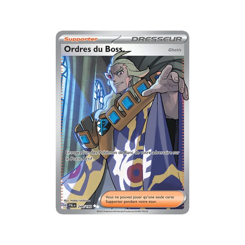 Ordres du Boss - 248/193 - Ultra Rare - Évolutions à Paldea