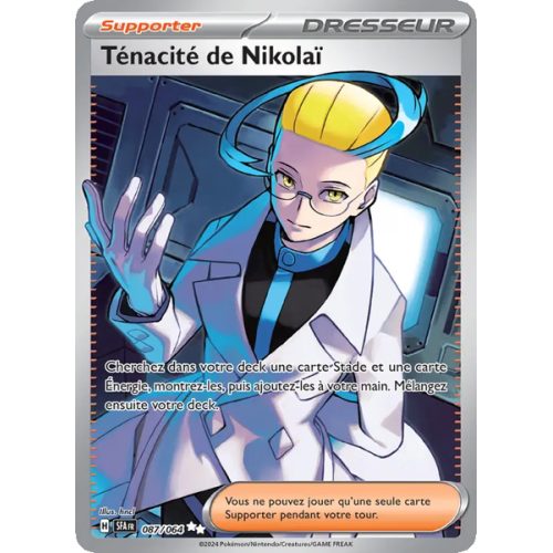 Ténacité de Nikolaï - 087/64 - Ultra Rare - Fable Nébuleuse