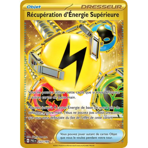 Récupération d'Énergie Supérieure - 277/193 - Hyper rare - Évolutions à Paldea
