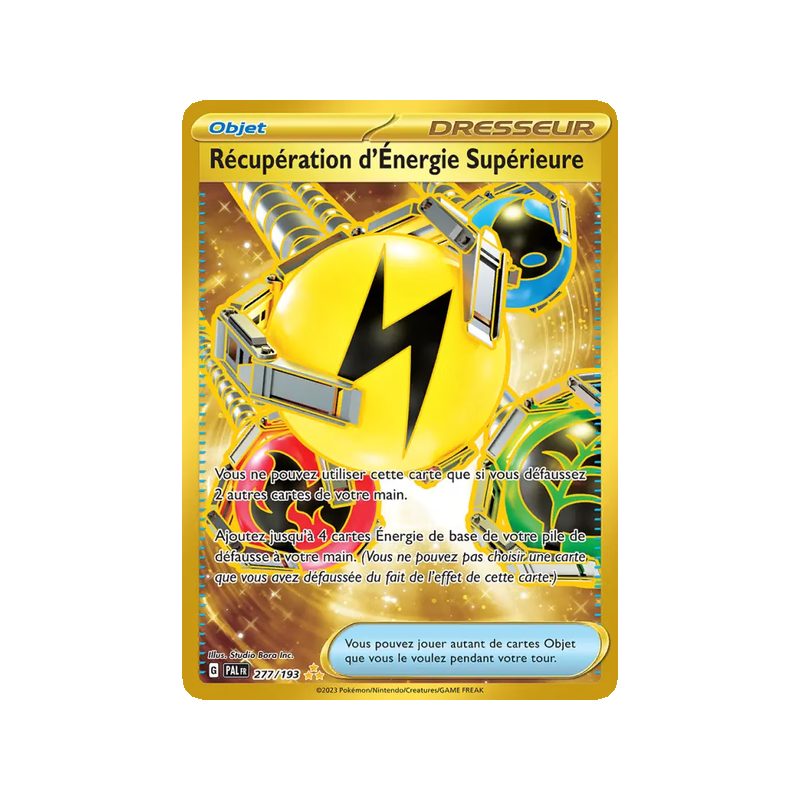 Récupération d'Énergie Supérieure - 277/193 - Hyper rare - Évolutions à Paldea