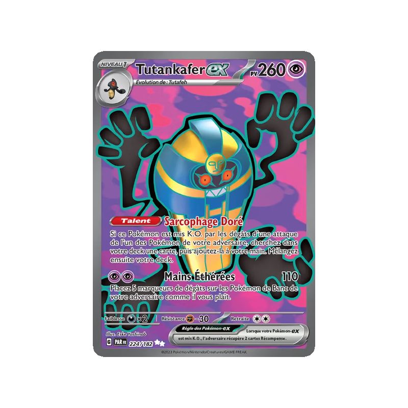 Tutankafer-ex - 224/182 - Ultra Rare - Faille Paradoxe