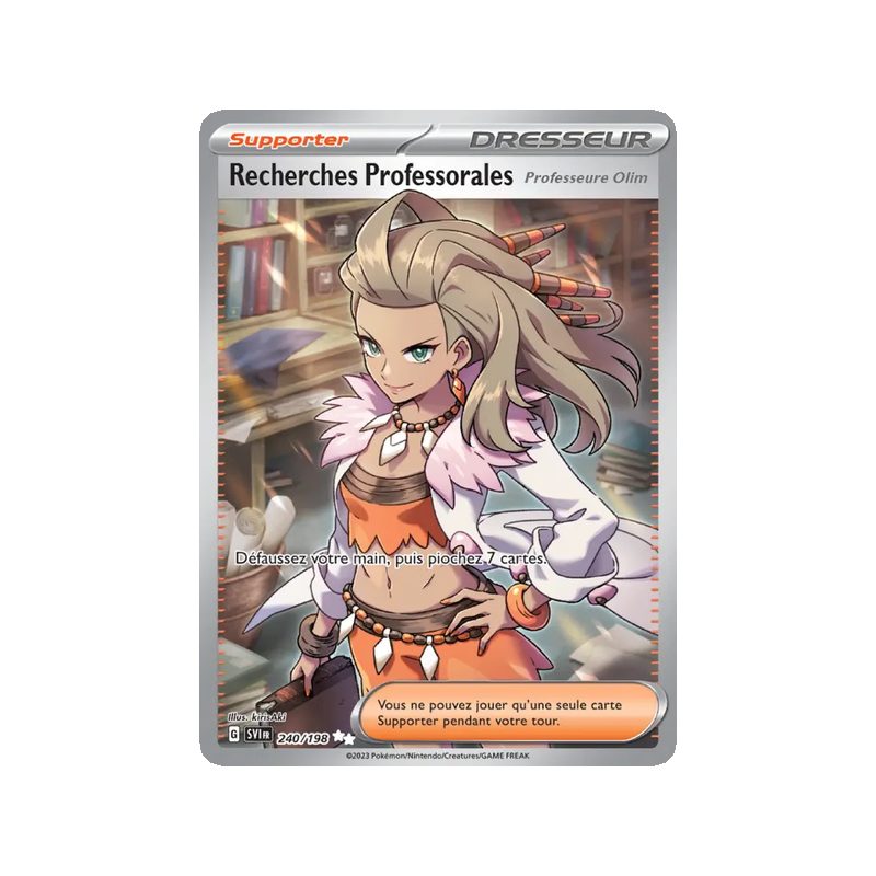 Recherches Professorales - 240/198 - Ultra Rare - Écarlate et Violet