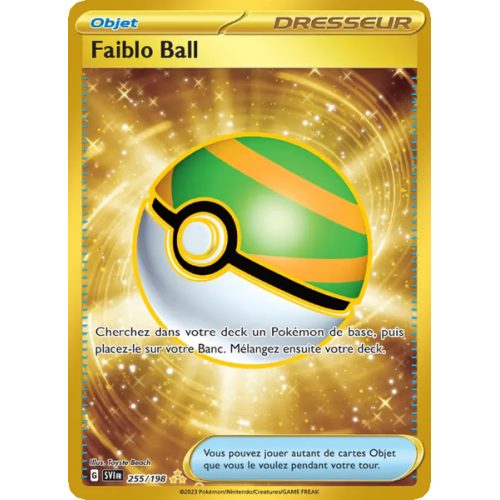 Faiblo Ball - 255/198 - Hyper rare - Écarlate et Violet