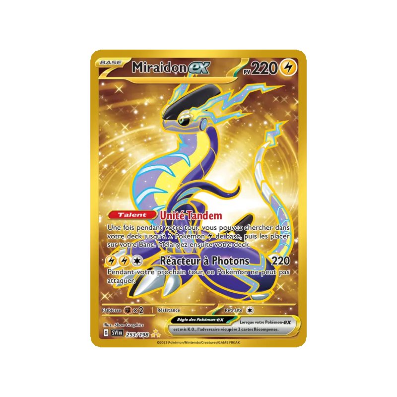 Miraidon-ex - 253/198 - Hyper rare - Écarlate et Violet