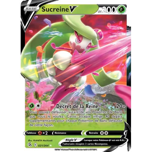Sucreine V - 21/264 - Holo Rare V - Poing de Fusion