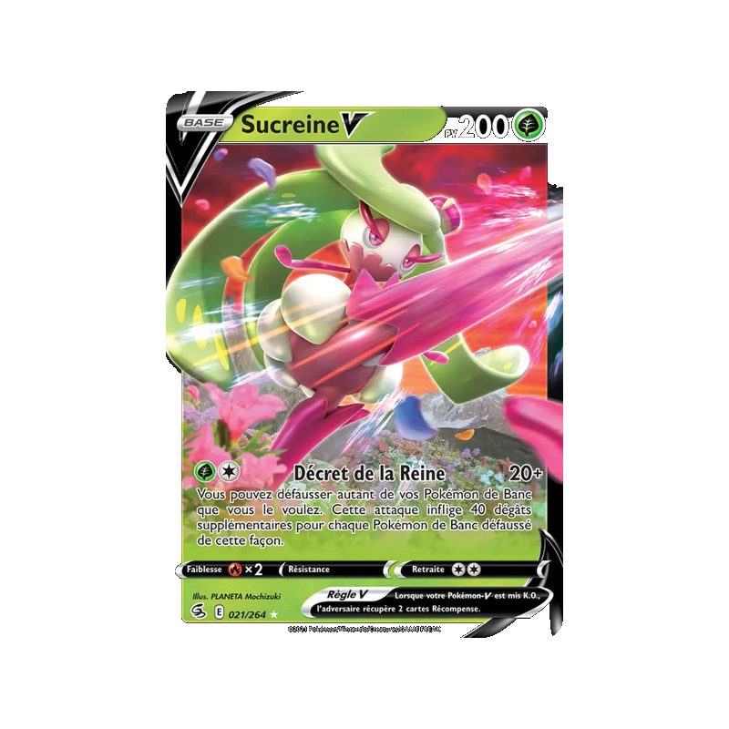 Sucreine V - 21/264 - Holo Rare V - Poing de Fusion