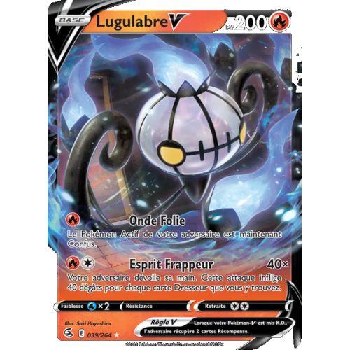 Lugulabre V - 39/264 - Holo Rare V - Poing de Fusion