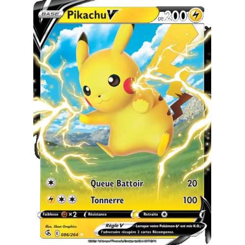 Pikachu V - 86/264 - Holo Rare V - Poing de Fusion