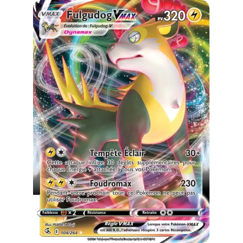 Fulgudog VMAX - 104/264 - Holo Rare VMAX - Poing de Fusion