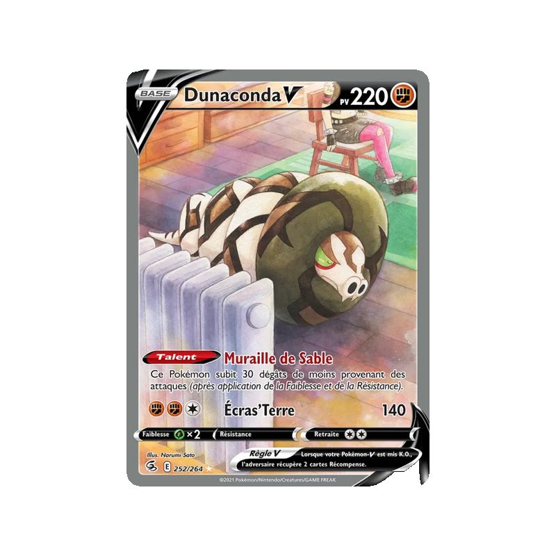 Dunaconda V - 252/264 - Ultra Rare - Poing de Fusion
