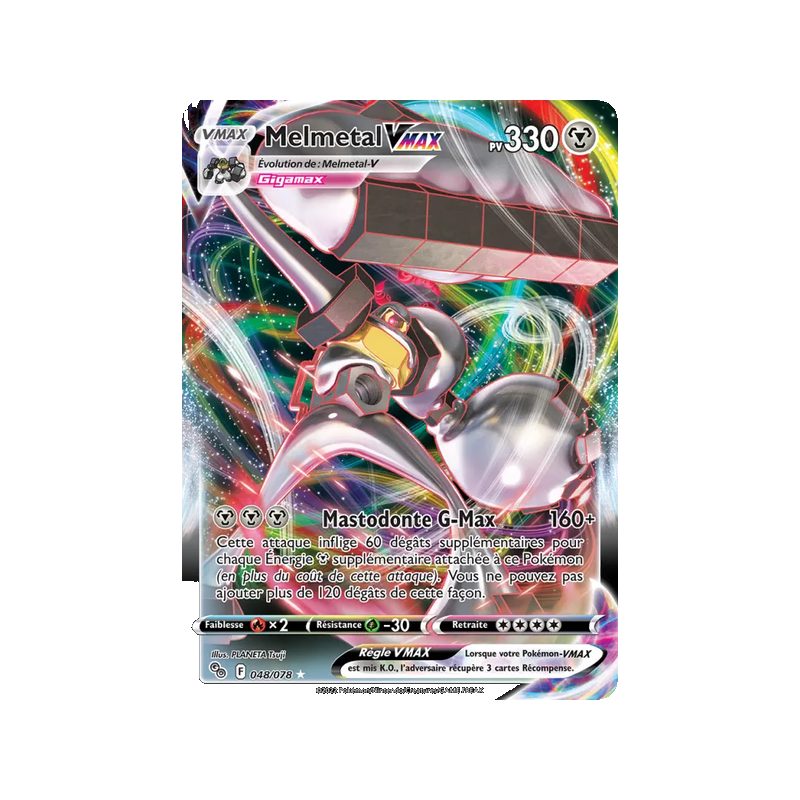 Melmetal VMAX - 048/78 - Holo Rare VMAX - Pokémon GO