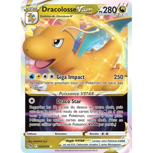Dracolosse VSTAR - 050/78 - Holo Rare VSTAR - Pokémon GO