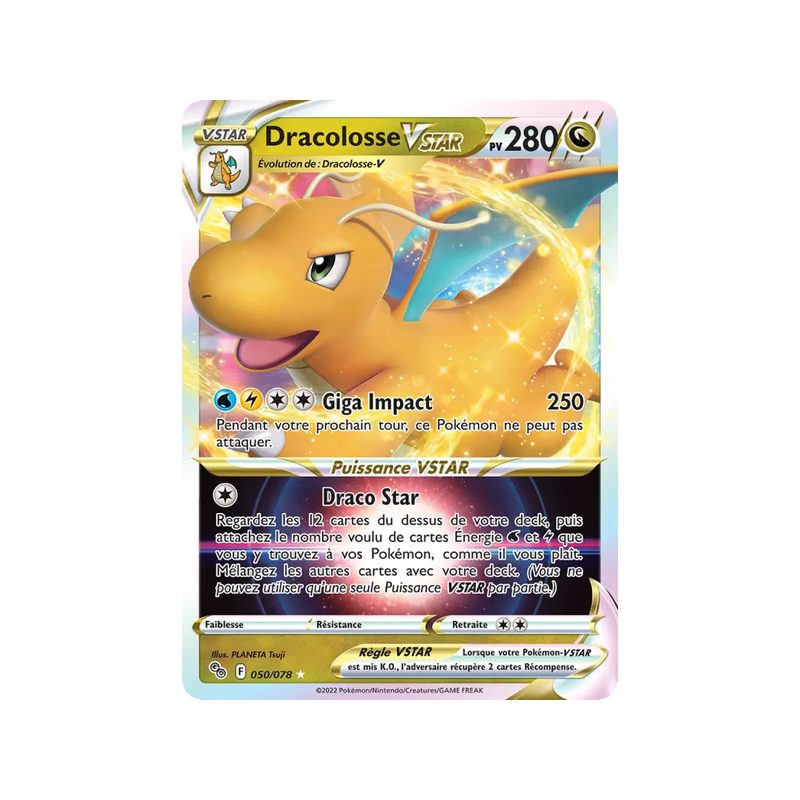 Dracolosse VSTAR - 050/78 - Holo Rare VSTAR - Pokémon GO
