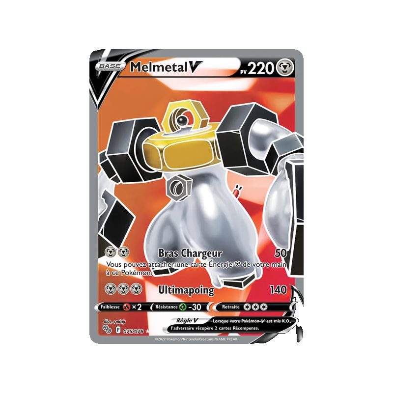 Melmetal V - 075/78 - Ultra Rare - Pokémon GO