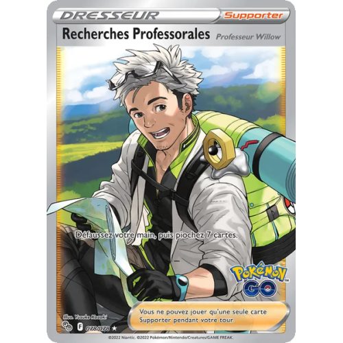 Recherches Professorales - 078/78 - Ultra Rare - Pokémon GO