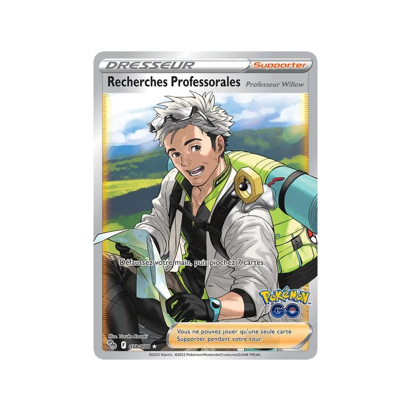 Recherches Professorales - 078/78 - Ultra Rare - Pokémon GO