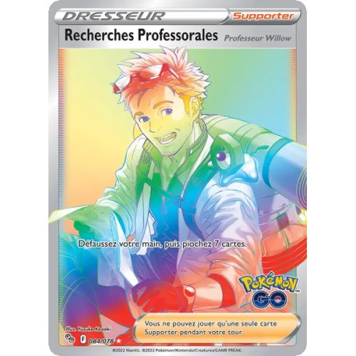 Recherches Professorales - 084/78 - Ultra Rare - Pokémon GO