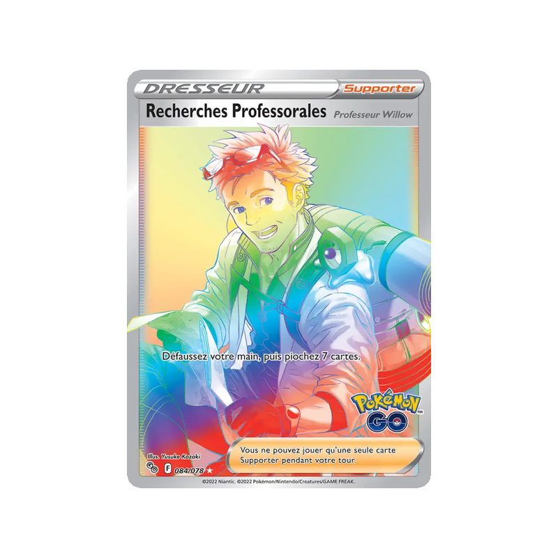 Recherches Professorales - 084/78 - Ultra Rare - Pokémon GO