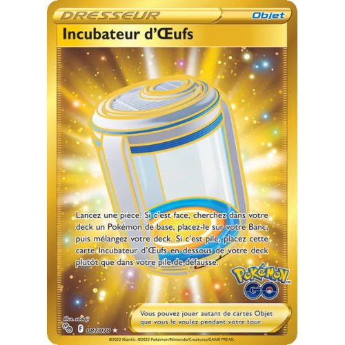 Incubateur d'Œufs - 087/78 - Ultra Rare - Pokémon GO