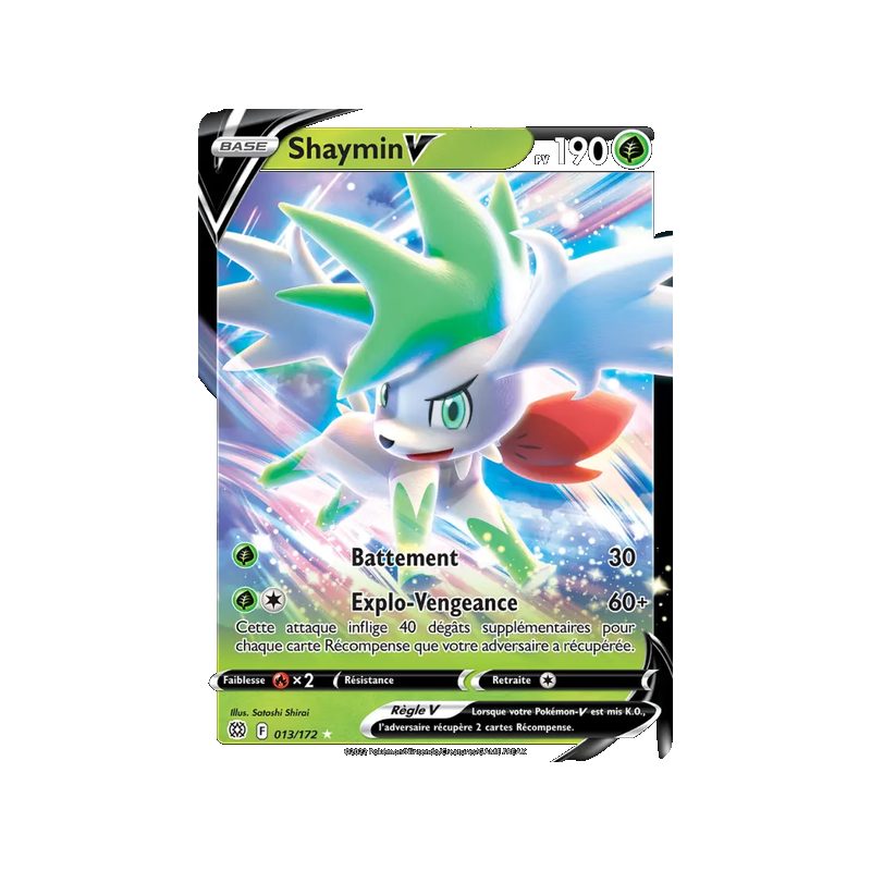 Shaymin V - 013/172 - Holo Rare V - Stars Étincelantes
