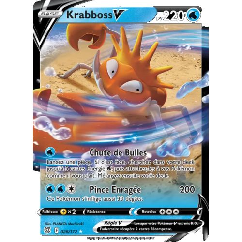 Krabboss V - 028/172 - Holo Rare V - Stars Étincelantes