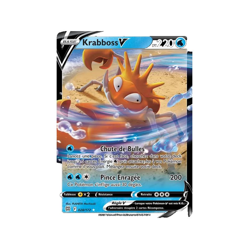 Krabboss V - 028/172 - Holo Rare V - Stars Étincelantes