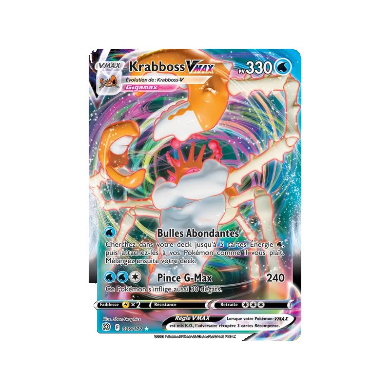 Krabboss VMAX - 029/172 - Holo Rare VMAX - Stars Étincelantes