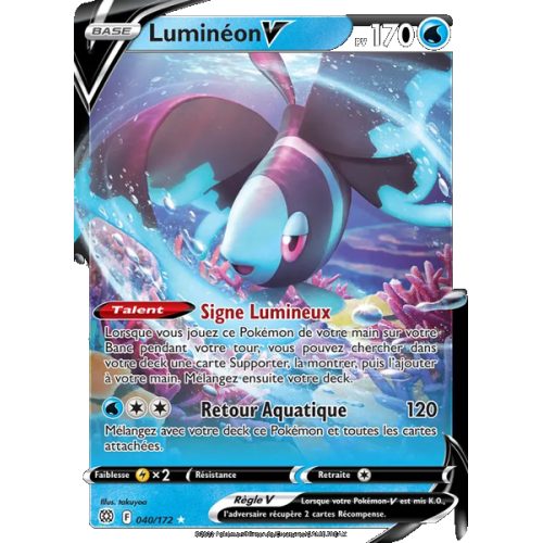 Luminéon V - 040/172 - Holo Rare V - Stars Étincelantes