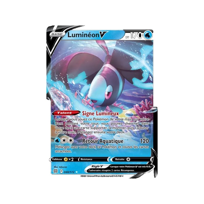 Luminéon V - 040/172 - Holo Rare V - Stars Étincelantes