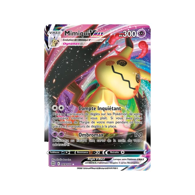 Mimiqui VMAX - 069/172 - Holo Rare VMAX - Stars Étincelantes