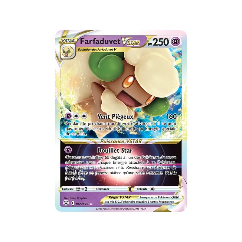 Farfaduvet VSTAR - 065/172 - Holo Rare VSTAR - Stars Étincelantes