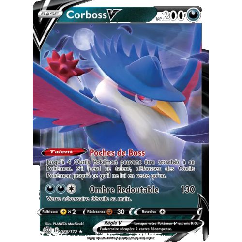 Corboss V - 088/172 - Holo Rare V - Stars Étincelantes