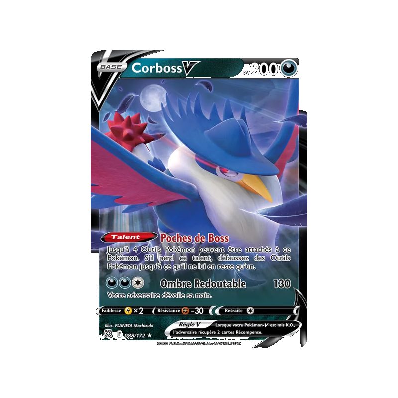 Corboss V - 088/172 - Holo Rare V - Stars Étincelantes