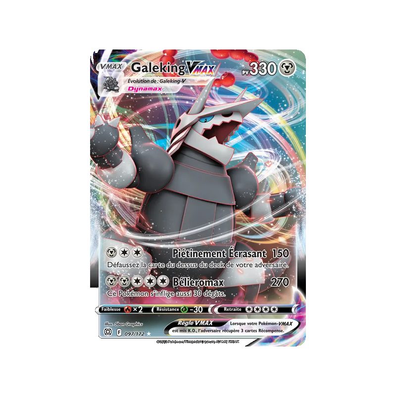 Galeking VMAX - 097/172 - Holo Rare VMAX - Stars Étincelantes