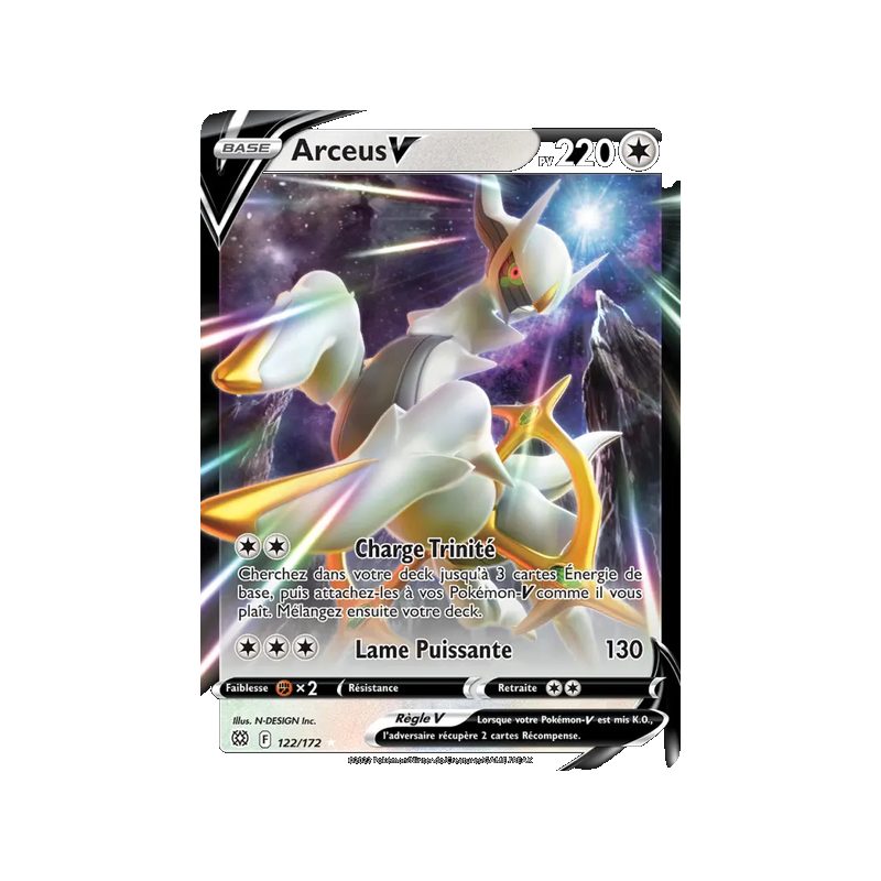 Arceus V - 122/172 - Holo Rare V - Stars Étincelantes