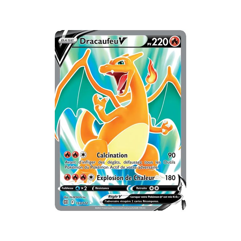Dracaufeu V - 153/172 - Ultra Rare - Stars Étincelantes