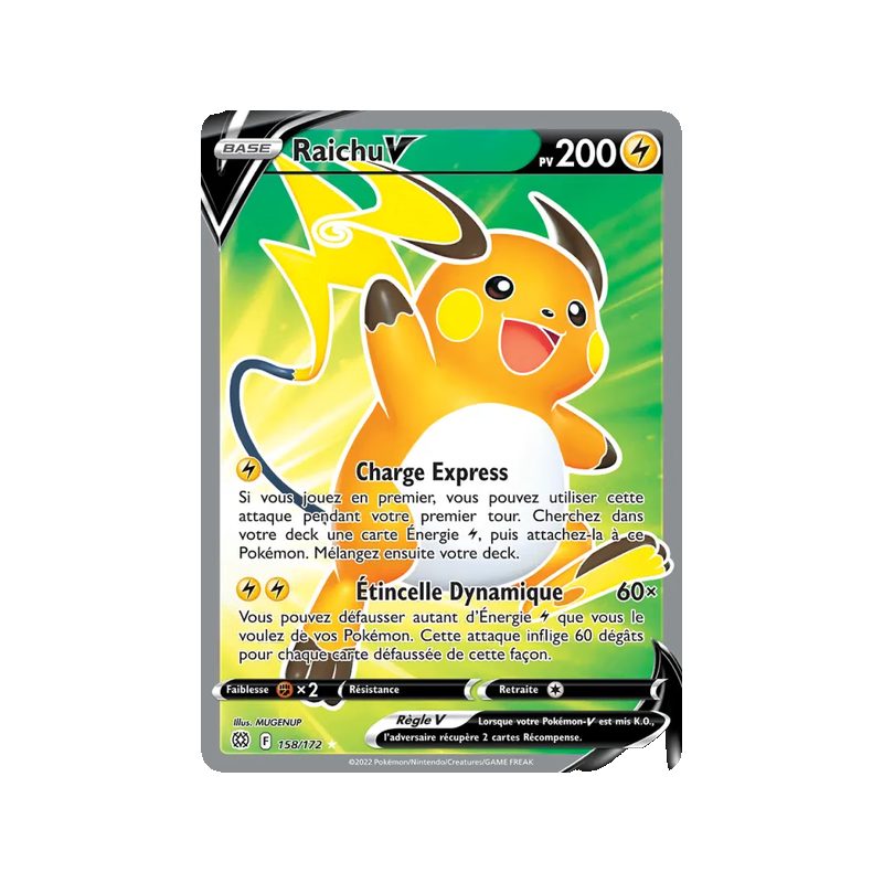 Raichu V - 158/172 - Ultra Rare - Stars Étincelantes