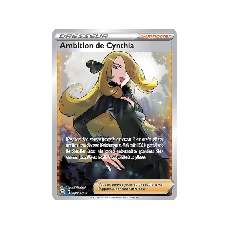 Ambition de Cynthia - 169/172 - Ultra Rare - Stars Étincelantes