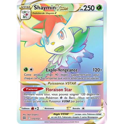 Shaymin VSTAR - 173/172 - Ultra Rare - Stars Étincelantes