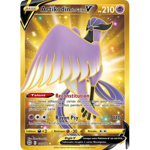 Artikodin de Galar V - 181/172 - Ultra Rare - Stars Étincelantes