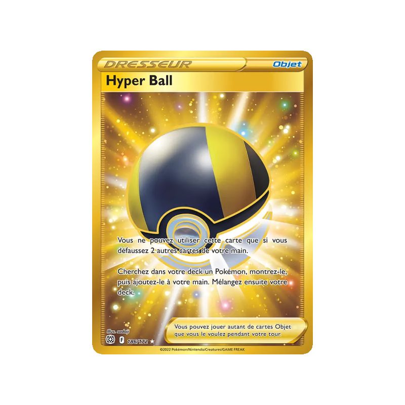 Hyper Ball - 186/172 - Ultra Rare - Stars Étincelantes